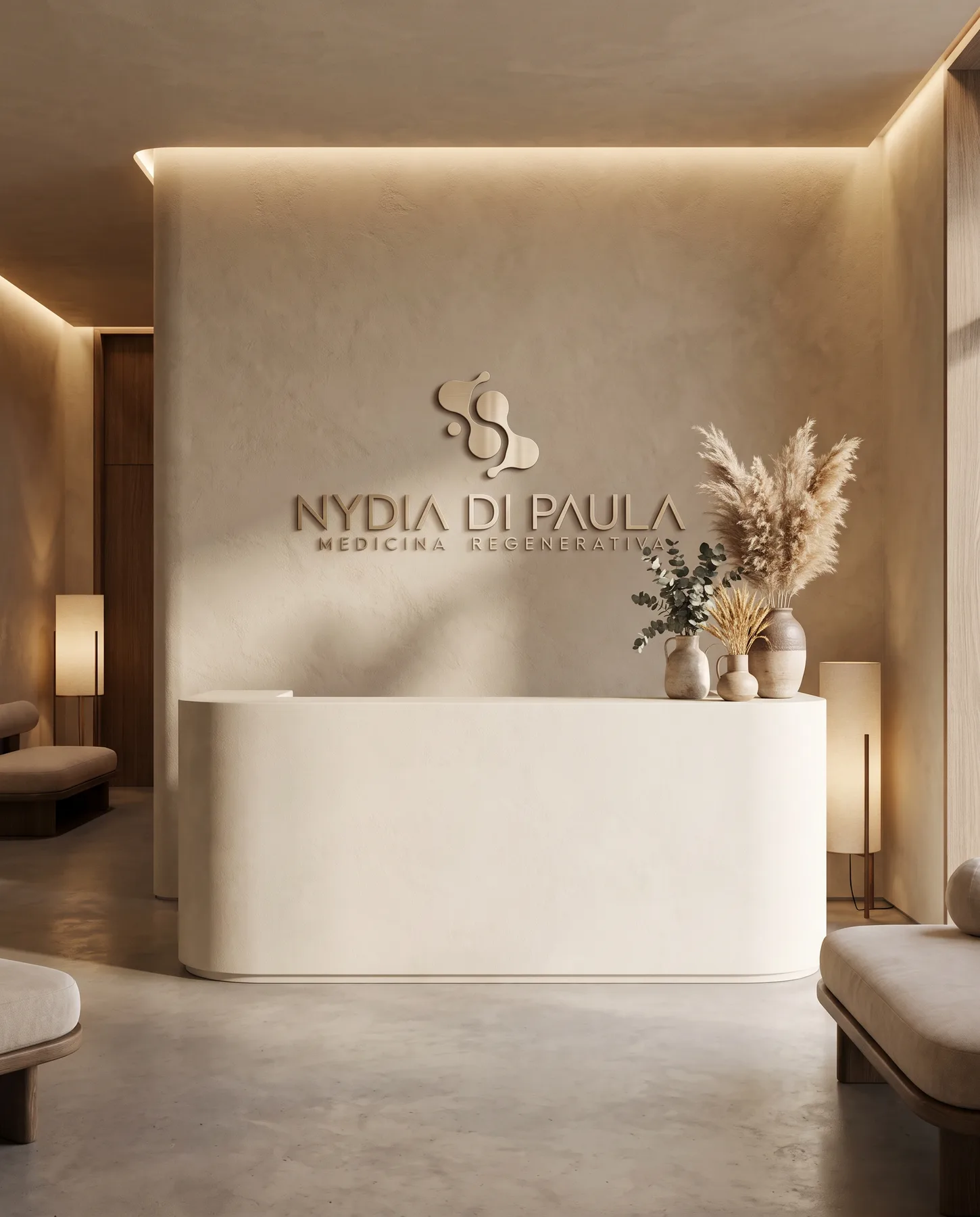 Dra. Nydia di Paula: recepção (mockup de apresentação)
