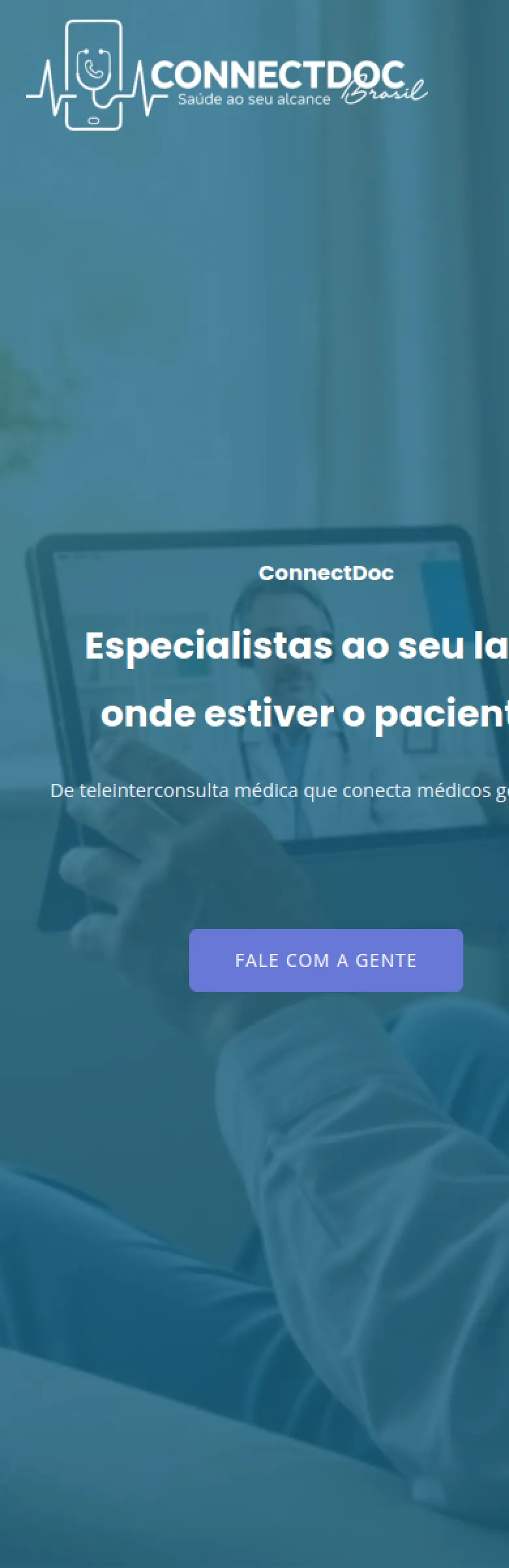 Site no celular